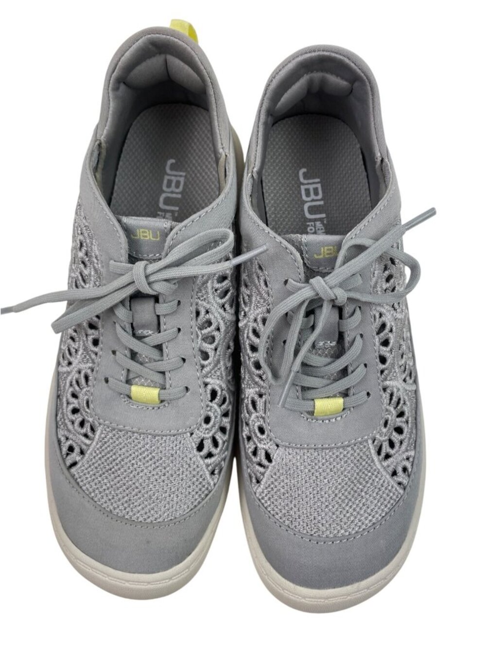 Jambu Sunny Lace-Up Casual Sneaker Light Gray Womens Size 6 - Picture 5 of 11